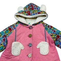 耳付きボアジャンパー130cmの画像