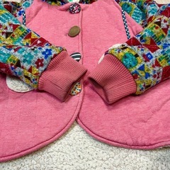 耳付きボアジャンパー130cmの画像