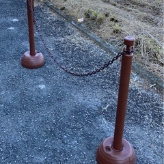 駐車場ポールチェーンスタンド
の画像