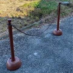 駐車場ポールチェーンスタンド
の画像