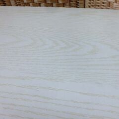 ローチェスト 2段 幅約90cm ホワイト系 木目調 タンス チェスト ローボード 白系 白木調 引き出し4杯 札幌市 西野店の画像