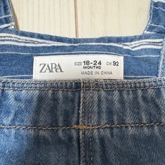 ZARA、子供服、ベビー服、オーバーオール
の画像