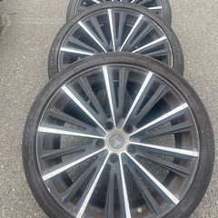アルミ付タイヤ　225/40ZR19  4本セットの画像