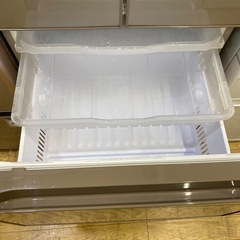 ⭐️大容量⭐️2016年製 HITACHI 401L冷蔵庫  R-S4200F 新鮮スリープ野菜室 真空チルド 自動製氷 No.7876 KEの画像