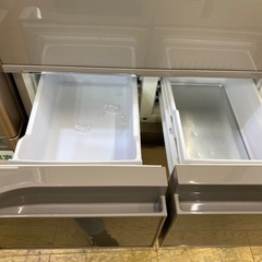 ⭐️大容量⭐️2016年製 HITACHI 401L冷蔵庫  R-S4200F 新鮮スリープ野菜室 真空チルド 自動製氷 No.7876 KEの画像