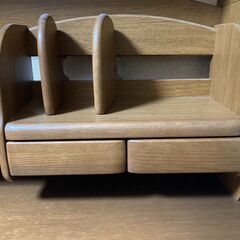 学習机　椅子あり　引き出しのみ別にあり　の画像