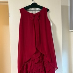 パーティードレス　アプレジュール　Mサイズ　ワインレッドの画像
