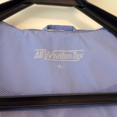 【新品未使用】All Weather-Tex マウンテンパーカー XL ブルー フード付の画像