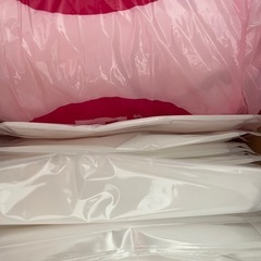 まとめて　おしぼり　お手拭き　使い捨てタイプの画像