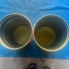 人気のモチュールの空のペール缶  2缶セットの画像