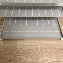 tower 山崎実業 トミカ プラレール ラック 収納棚 ディスプレイラック 白の画像