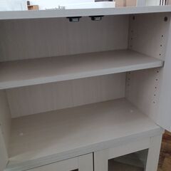 ★リユースのサカイ水戸店★食器棚ホワイトH35×D29×W60クリーニング済みMT6473の画像