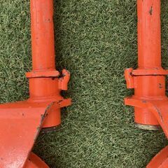 【売切御免！】981 鳥取県発 トラクター用 尾輪 セット 丸軸 部品 パーツ 現状販売 広島 岡山 島根 兵庫 あぐり家鳥取中央店の画像