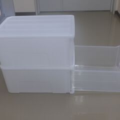 （出品番号719）【中遠クリーンセンター・リユース品】収納ケース(２個)の画像