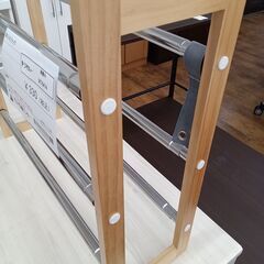 ★リユースのサカイ水戸店★押し入れラックライトブラウンH45.5×D17×W54～99.5クリーニング済みMT6474の画像
