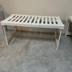 【無料】幅が変わる押入れ整理棚　2台セット　収納の画像