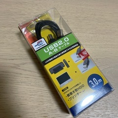 新品《ELECOM》USB2.0 A-Bケーブル 3mの画像