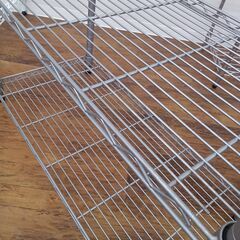 ★リユースのサカイ水戸店★ハンガーラックシルバーH160×D40×W79.5クリーニング済みMT6481の画像