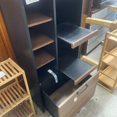 リサイクルショップどりーむ天保山店　No5077 棚　シェルフ　キッチン収納　天板若干ふやけありの画像