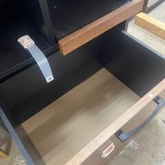 リサイクルショップどりーむ天保山店　No5077 棚　シェルフ　キッチン収納　天板若干ふやけありの画像