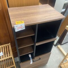 リサイクルショップどりーむ天保山店　No5077 棚　シェルフ　キッチン収納　天板若干ふやけありの画像