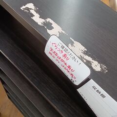 ★リユースのサカイ水戸店★収納棚ブラックH133.5×D17×W59クリーニング済みMT6483の画像