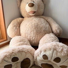 クマぬいぐるみ特大140cmの画像