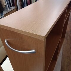 ★リユースのサカイ水戸店★収納棚ブラウンH59×D20×W78クリーニング済みMT6484の画像