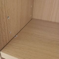 ★リユースのサカイ水戸店★収納棚ブラウンH59×D20×W78クリーニング済みMT6484の画像