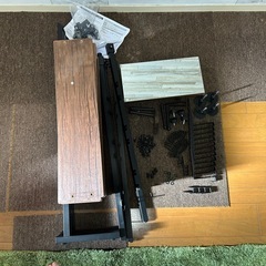 （12月15日まで掲載/セット売り限定/1人暮らし向け新生活応援）突っ張りラダーラックと東芝冷蔵庫のセット売りの画像