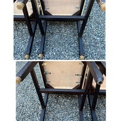 ウォーターヒヤシンス 椅子 チェア ダイニングチェア 木製 【訳あり品の為、お買い得です★】の画像