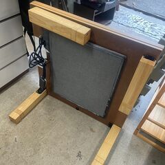 リサイクルショップどりーむ天保山店　No5075 家具調コタツ　こたつテーブル　パネルヒータータイプ　脚折りたたみ可能で便利♪　ナチュラルカラーの画像