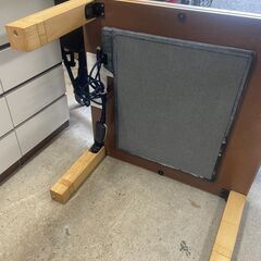 リサイクルショップどりーむ天保山店　No5075 家具調コタツ　こたつテーブル　パネルヒータータイプ　脚折りたたみ可能で便利♪　ナチュラルカラーの画像