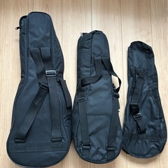 ウクレレ　ソフトケース3点セット
の画像