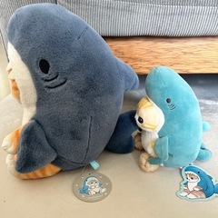 サメにゃん　ぬいぐるみの画像