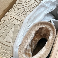 新品未使用　ムートンブーツ　LL BGの画像