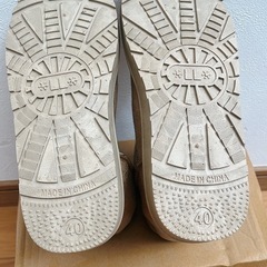 新品未使用　ムートンブーツ　LL BGの画像