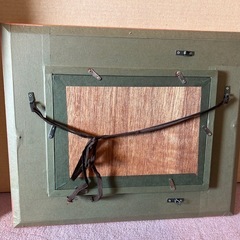 絵画は木枠フレーム　黒金の画像