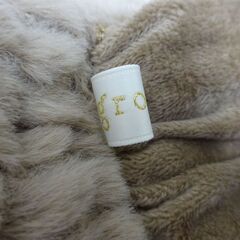 ( E-71 )grove グローブ ティペット ベージュ 差し込みマフラー ボア なめらか 中古の画像