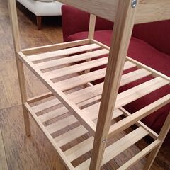 ★リユースのサカイ水戸店★サイドテーブルライトブラウンH60×D30×W40クリーニング済みMT6487の画像