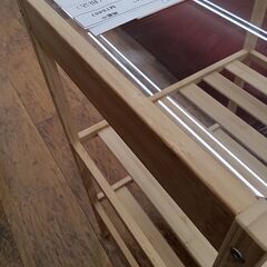 ★リユースのサカイ水戸店★サイドテーブルライトブラウンH60×D30×W40クリーニング済みMT6487の画像