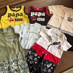 男の子80サイズ夏服の画像
