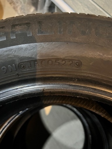 バリ溝4本195/65R15 2022年溝6.5mm 注文