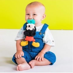 おしゃぶり　新品　リッチェル　ミッキーマウス　ホルダー　ぬいぐるみの画像