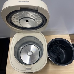 2025 年型comfee 多機能炊飯器 ホワイト 炊飯器 4合炊き 3~4合 マイの画像