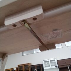 ★リユースのサカイ水戸店★NITORI折りたたみテーブルホワイトH67×D39.5×W67クリーニング済みMT6490の画像