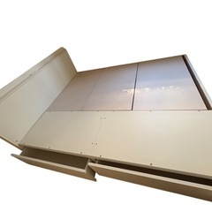 ニトリ　クイーズサイズベッド　マットレス付の画像