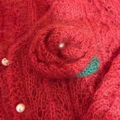 手編みニット、ネックウォーマー の画像