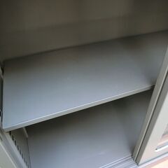 【中古】書庫 棚 グレーの画像