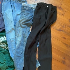 男の子 160 冬物  トレーナー ジーンズの画像